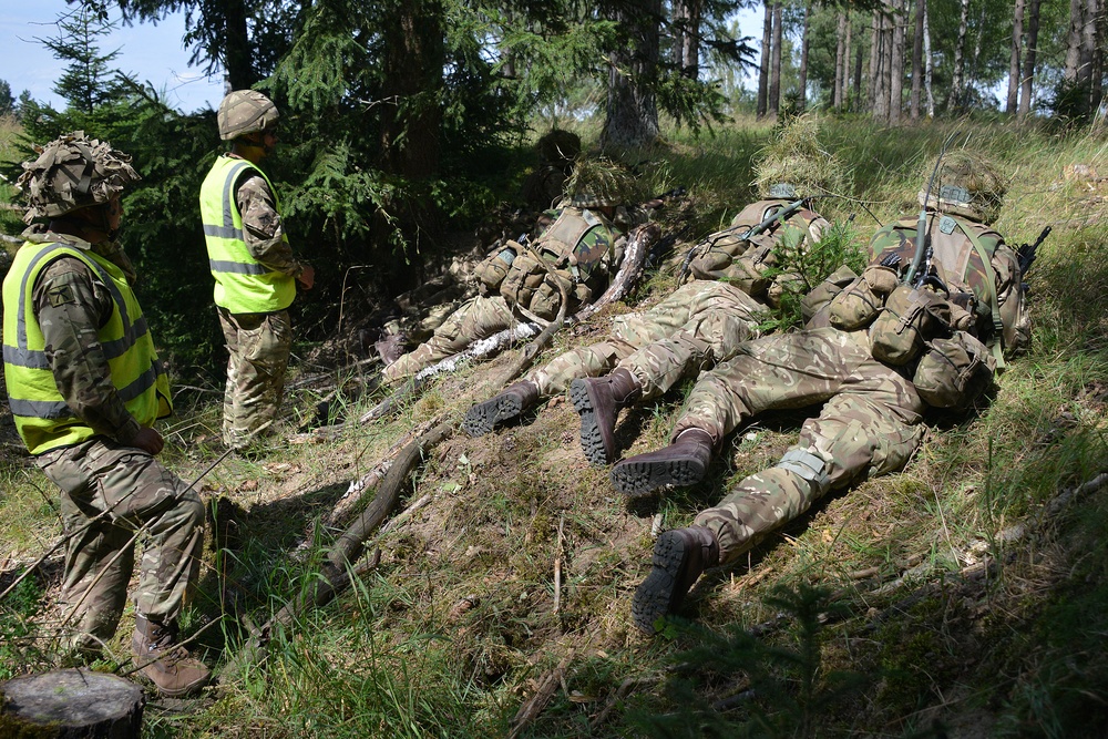 Royal Military Academy Sandhurst Exercise Dynamic Victory