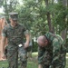 Marines participate in CBRN class.