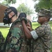 Marines participate in CBRN class.