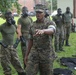 Marines participate in CBRN class.