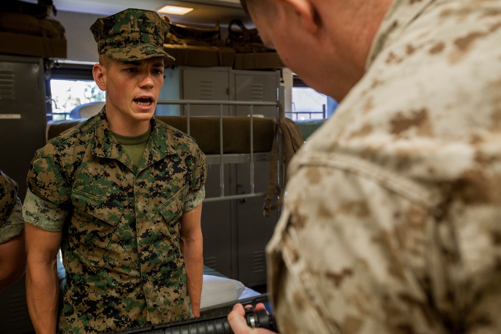 DVIDS - Images - Lima Co. Platoon Commander's Inspection [Image 8 of 14]