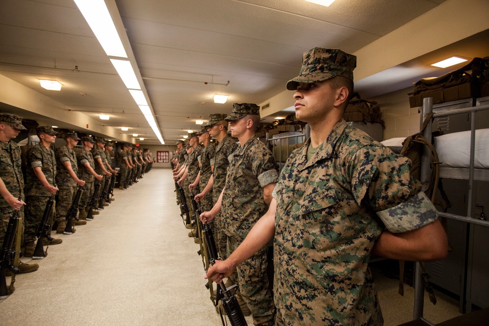 DVIDS - Images - Lima Co. Platoon Commander's Inspection [Image 11 of 14]