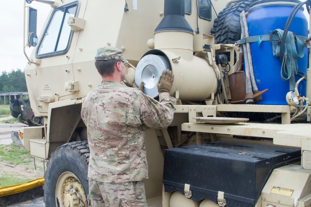 515th Transportation Company gets ready to roll in Eastern Europe