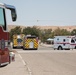 Fire and Emergency Services respond to a hazardous material leak aboard Marine Corps Logistics Base Barstow, Calif., June 29.