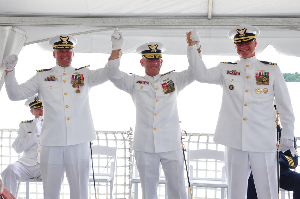 Coast Guard Cutter Legare holds change-of-command ceremony