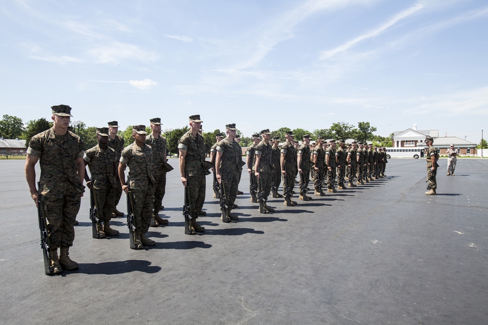 India Co. Close Order Drill Evaluation