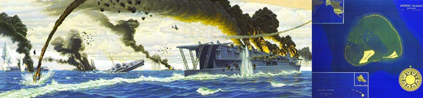Battle of Midway Illustration