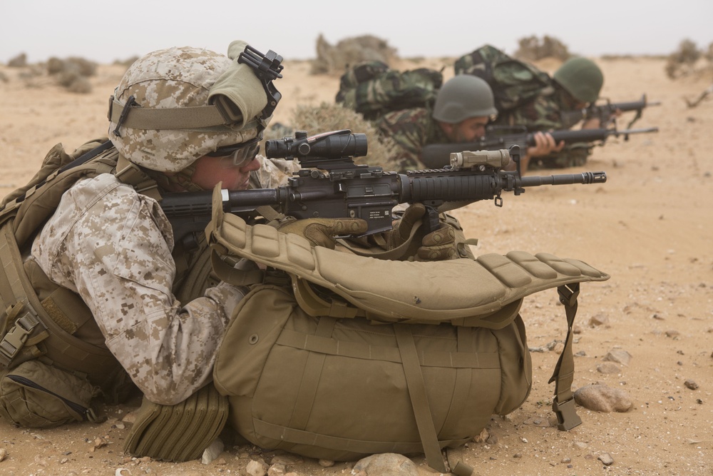 22nd MEU Marines and Moroccan Forces participate in African Sea Lion Training Exercise