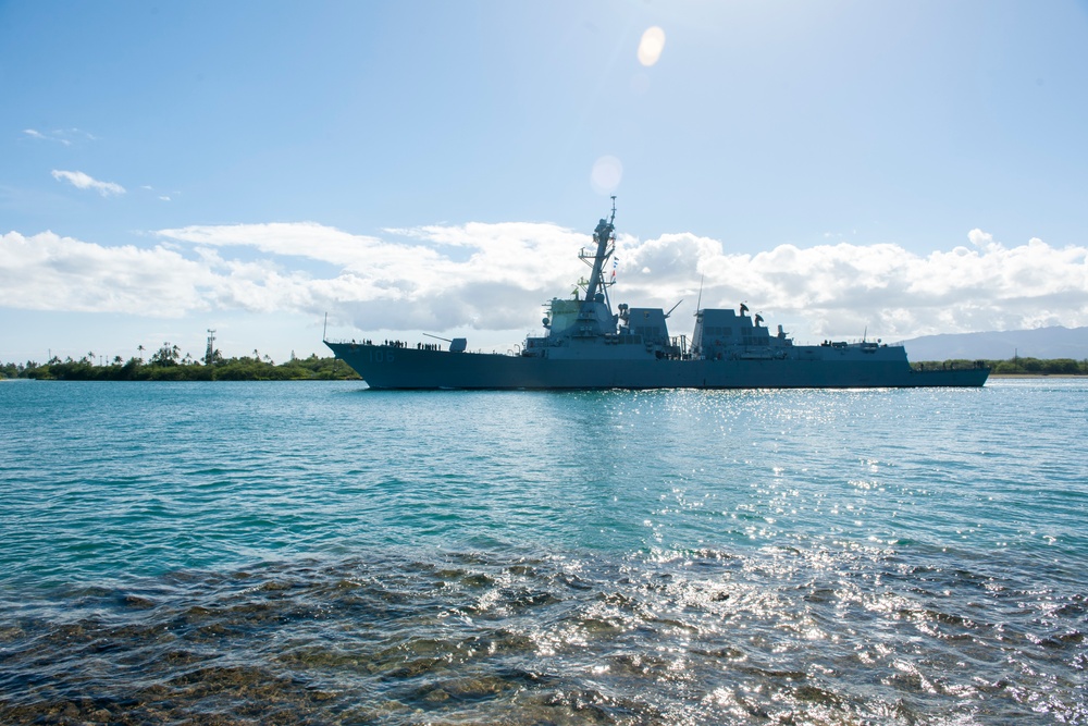 Multinational Ships Depart for RIMPAC 16