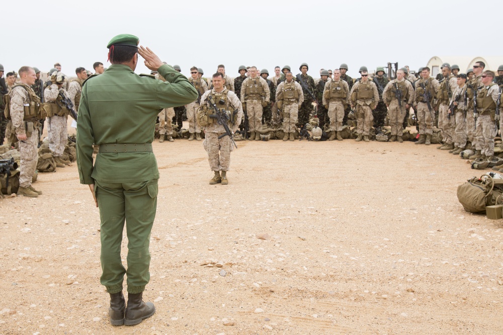 22nd MEU Marines and Moroccan Forces participate in African Sea Lion Training Exercise