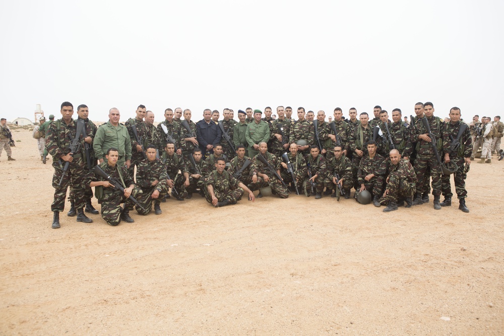 22nd MEU Marines and Moroccan Forces participate in African Sea Lion Training Exercise