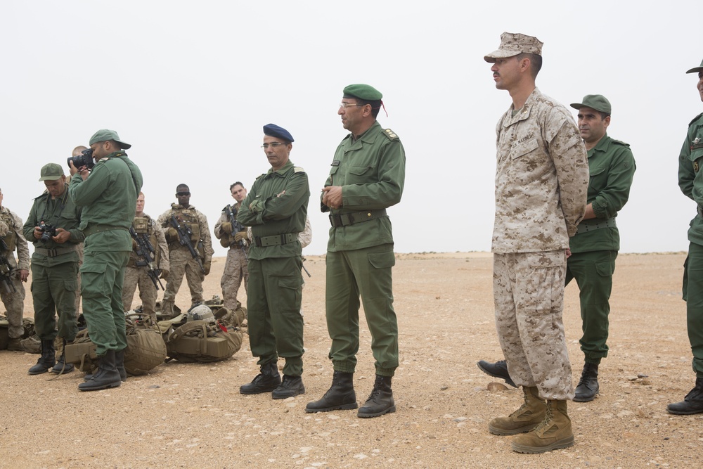 22nd MEU Marines and Moroccan Forces participate in African Sea Lion Training Exercise