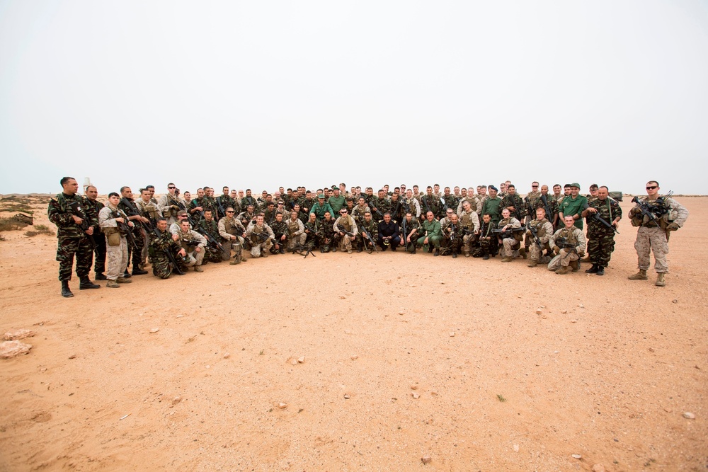 22nd MEU Marines and Moroccan Forces participate in African Sea Lion Training Exercise