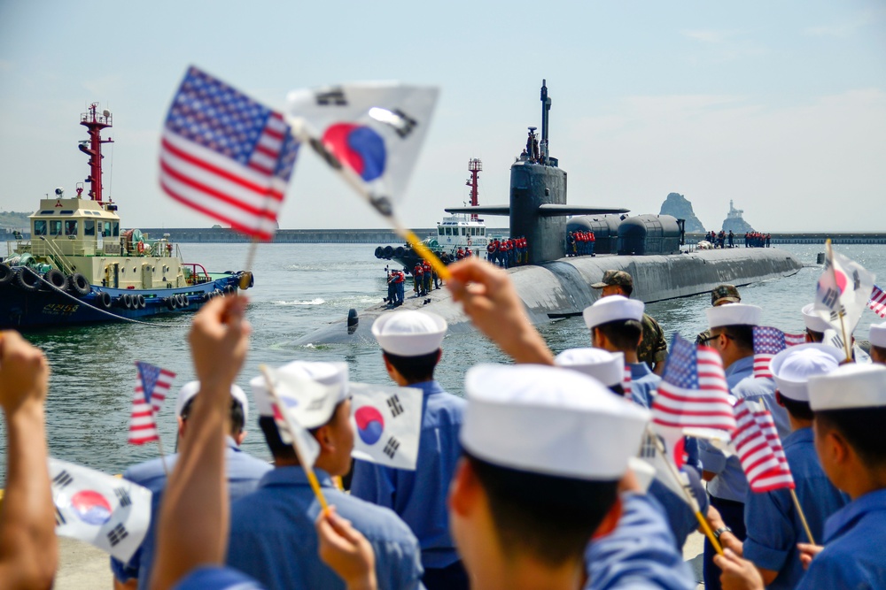 USS Ohio visits Busan, Republic of Korea
