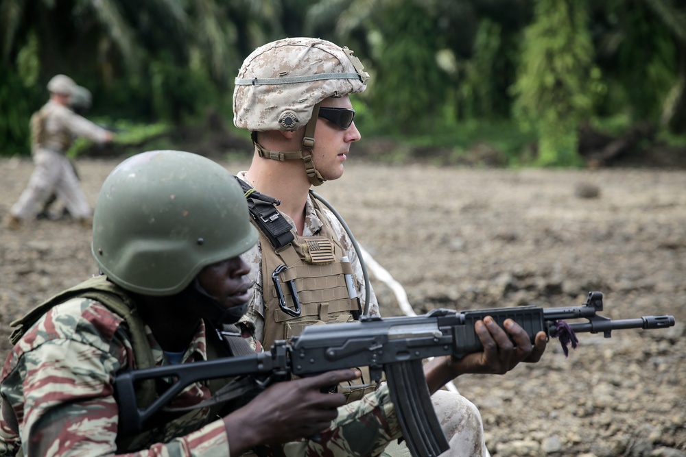 SPMAGTF-CR-AF Marines train FORFUMAPCO