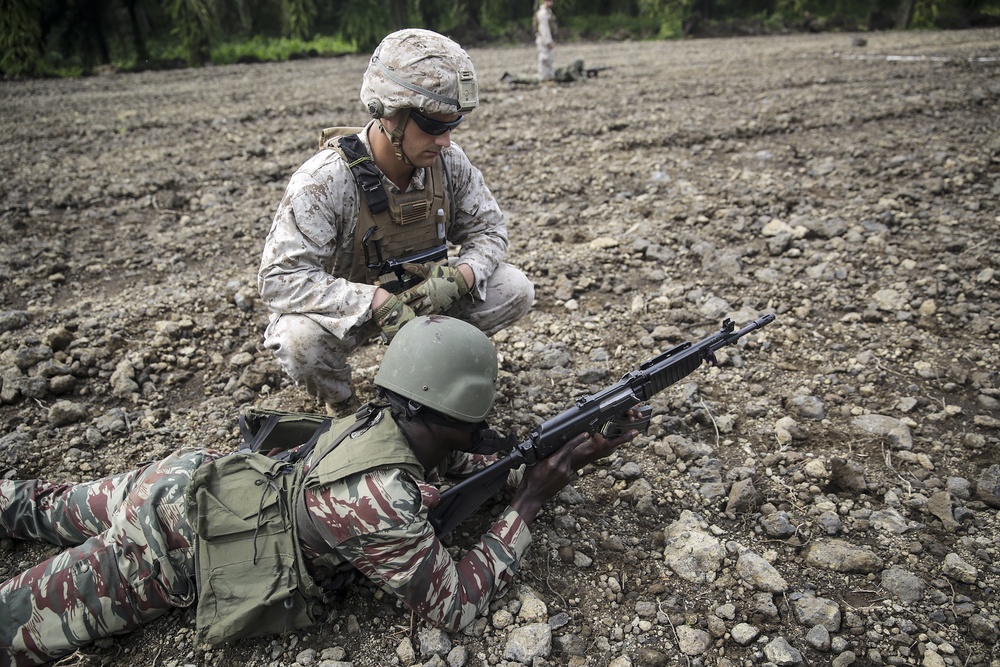 SPMAGTF-CR-AF Marines train FORFUMAPCO