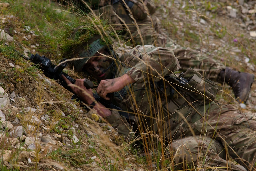 Sandhurst and West Point Cadets Participate in Exercise Dynamic Victory