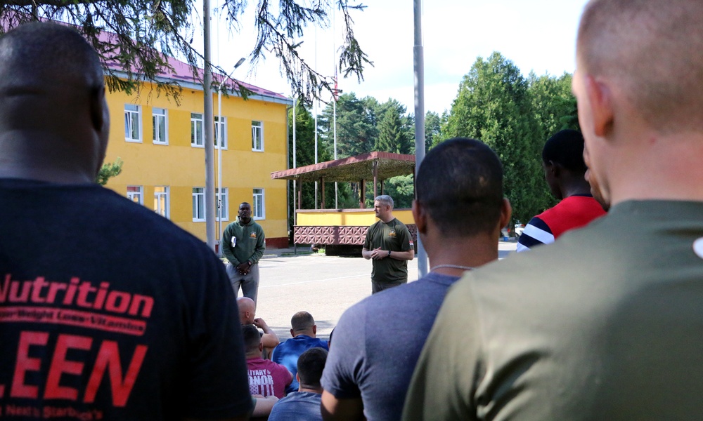 Mustangs arrive in preparation for Ukraine mission