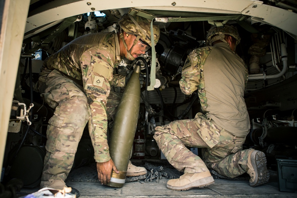 TFTQ Soldiers conduct artillery strikes