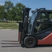 Soldier Drives Forklift