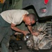 Mechnic Degreases HMMWV