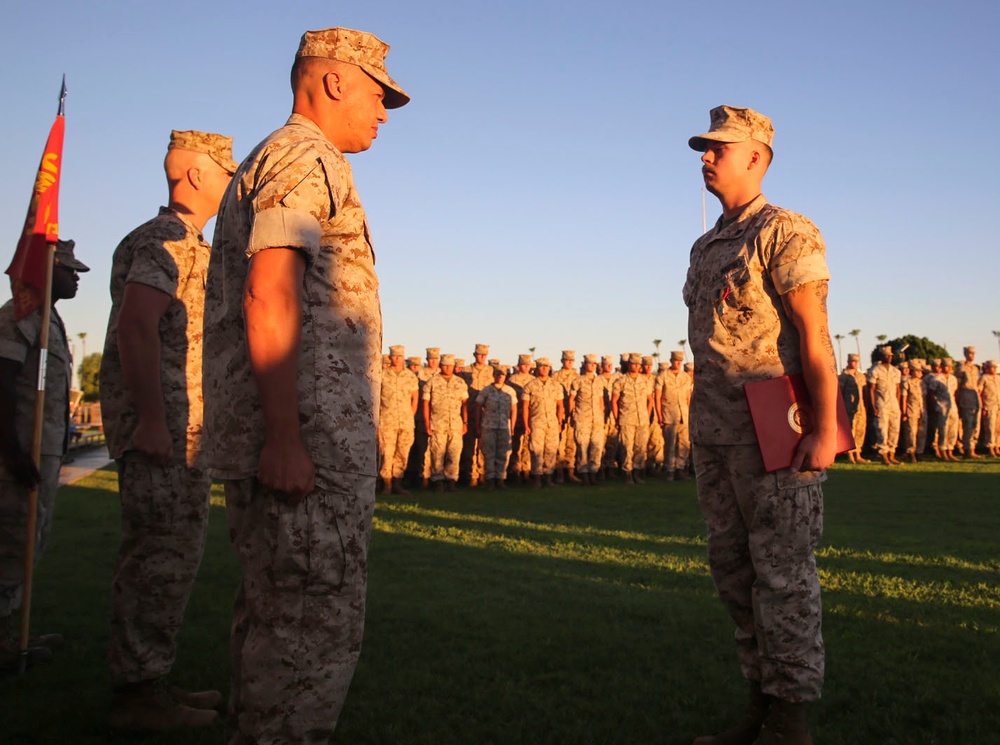 Marine receives Navy Marine Corps Medal for heroism