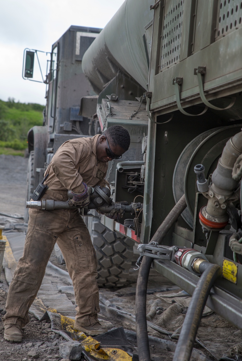 MARFORRES Marines improve Alaskan infrastructure during IRT Old Harbor