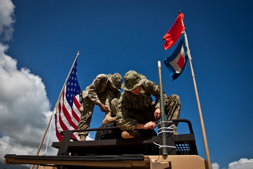 LCACs Hover Aboard Marine Corps Air Station, Kaneohe Bay, Hawaii