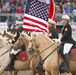 Marines Corps Mounted Color Guard rides in Wyoming