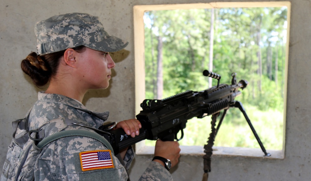 Soldiers conduct security operations at Forward Operating Base Warrior during JRTC