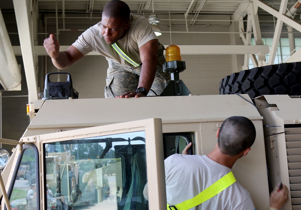 JRTC vehicles are being installed with the Multiple Integrated Laser Engagement System