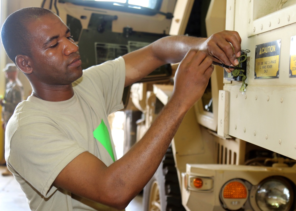 JRTC vehicles are being installed with the Multiple Integrated Laser Engagement System