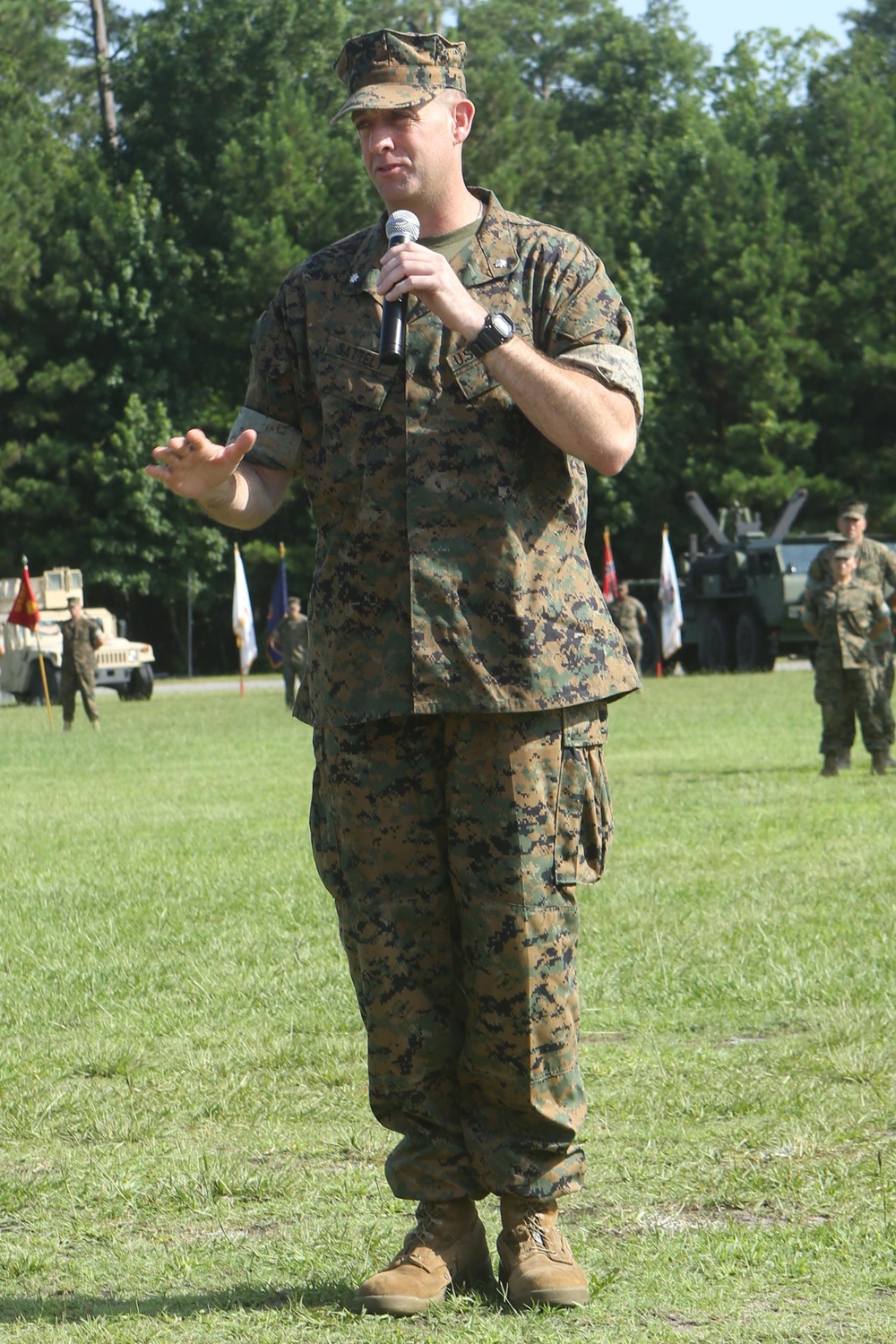 DVIDS - Images - Marines with 2nd TSB conduct a change of command ...