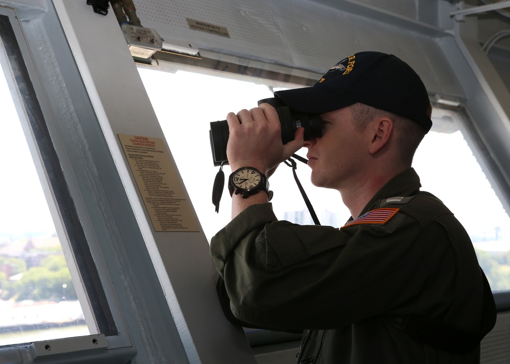 PCU Gerald R. Ford's (CVN 78) turn ship evolution.