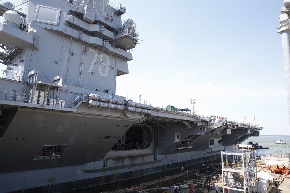 Turn Ship, PCU FORD, cvn 78,