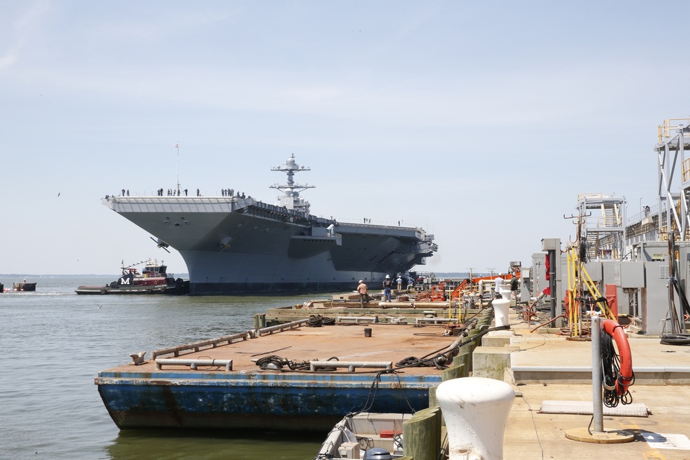 Turn Ship, PCU FORD, cvn 78,