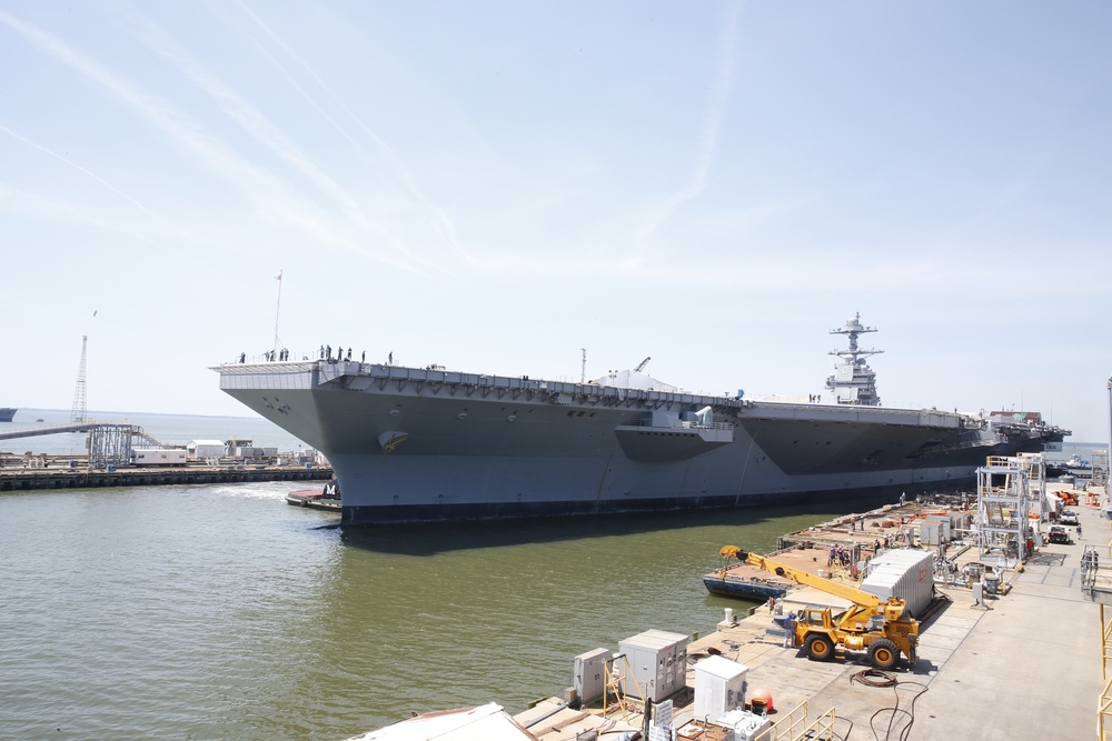 Turn Ship, PCU FORD, cvn 78,