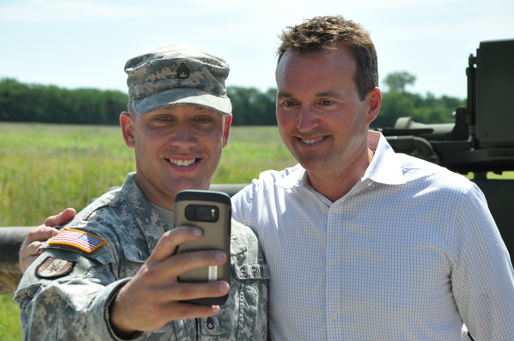 A selfie with the Secretary of the Army