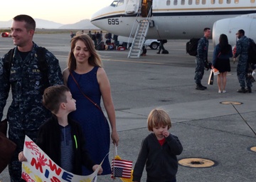 VAQ 140 returns home