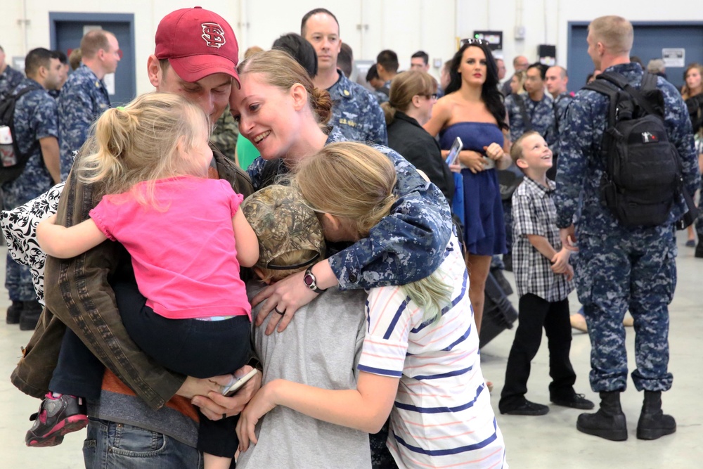 VAQ 140 returns home