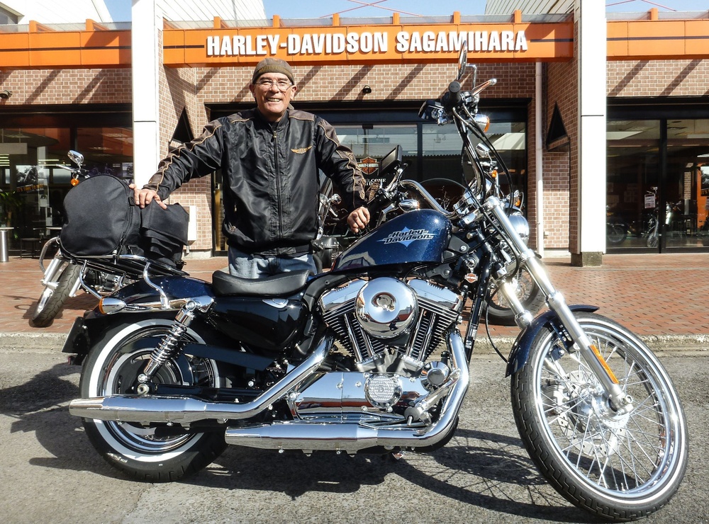 A man and his Harley