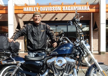 A man and his Harley