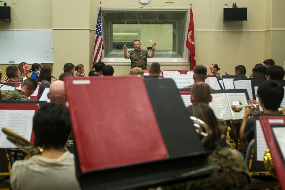 III MEF Band, local university bridge gap through music