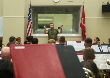 III MEF Band, local university bridge gap through music