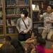 Okinawan librarians visit, exchange at Camp Foster library