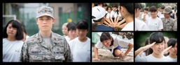 Yokota airmen provide a mini boot camp to local middle school students