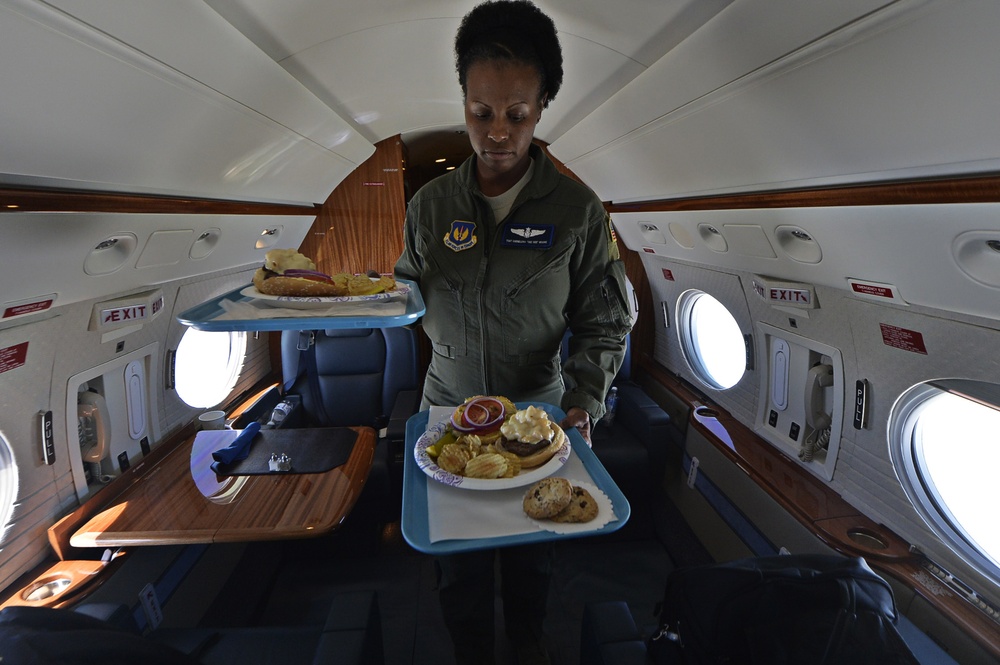 The High Life: USAF flight attendants serve our nation’s leaders