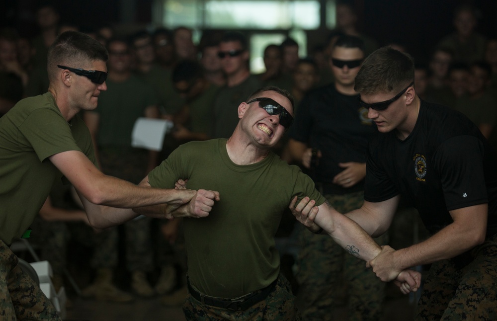 Feeling the pain: 3/2 Marines conduct non-lethal course