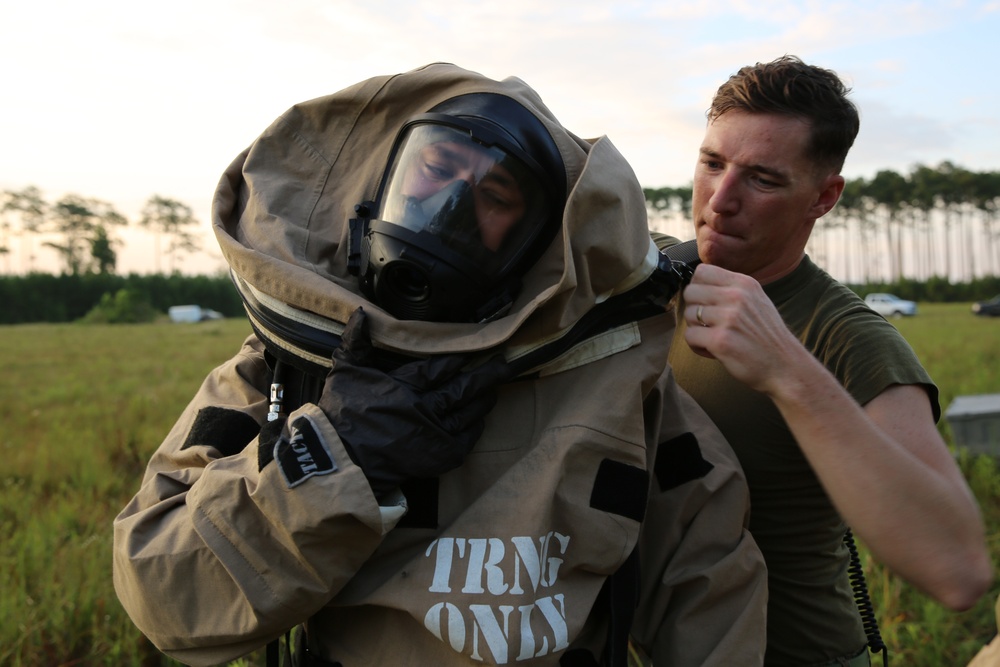 MCAS Cherry Point EOD, CBRN Marines train to neutralize threats
