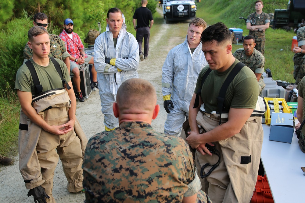 MCAS Cherry Point EOD, CBRN Marines train to neutralize threats